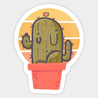Cactus Pup Sticker